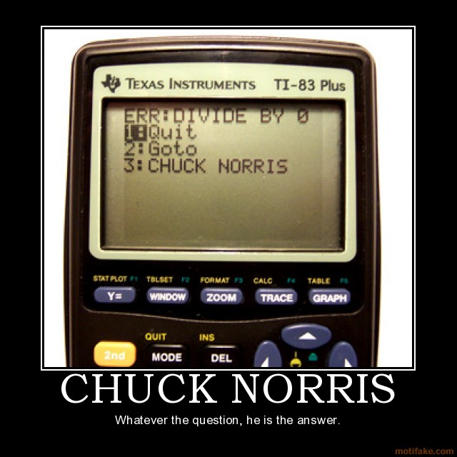 chuck norris can divide by 0